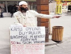 50 kuruş bağışla vekilin olayım