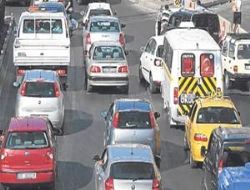 Başkent Ankara da trafik çilesi