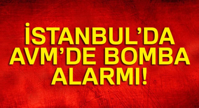 AVM de bomba alarmı