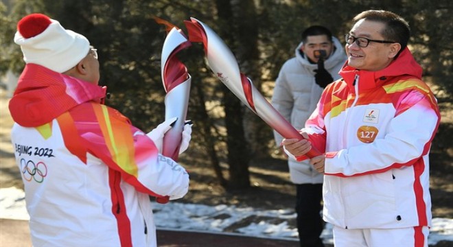 Beijing’de üç gün sürecek Olimpiyat Meşalesi Koşusu başladı