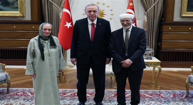 Cumhurbaşkanı Erdoğan, Faslı filozof Prof. Dr. Abdurrahman ı ağırladı