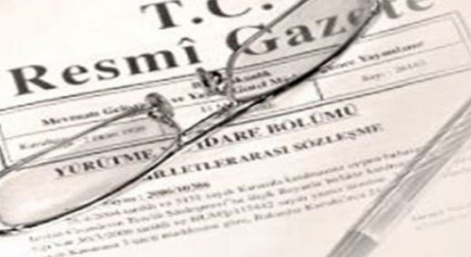 HSK kararları Resmi Gazete de