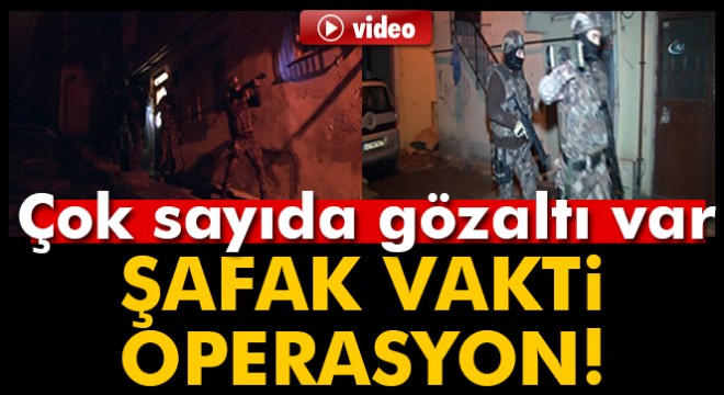 İstanbul’da uyuşturucu operasyonu