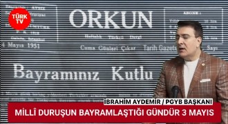 Aydemir: 3 Mayıs Onurlu Direnişin ve Millî İradenin Hatırasıdır